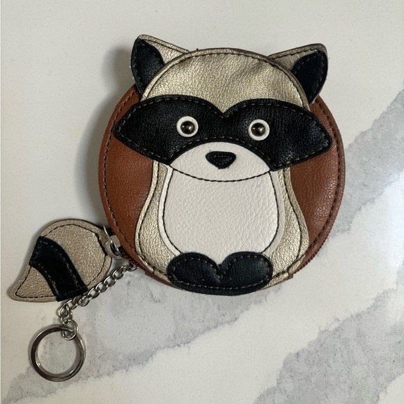 Relic Accessories - Relic racoon coin purse cute keychain purse charm